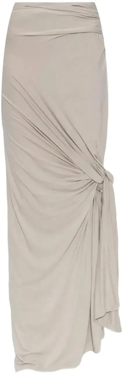 ENTIRE STUDIOS - Lumiere Scarf Skirt Stone - Größe M - grau ENTIRE STUDIOS - Lumiere Scarf Skirt Stone - Größe M - grau