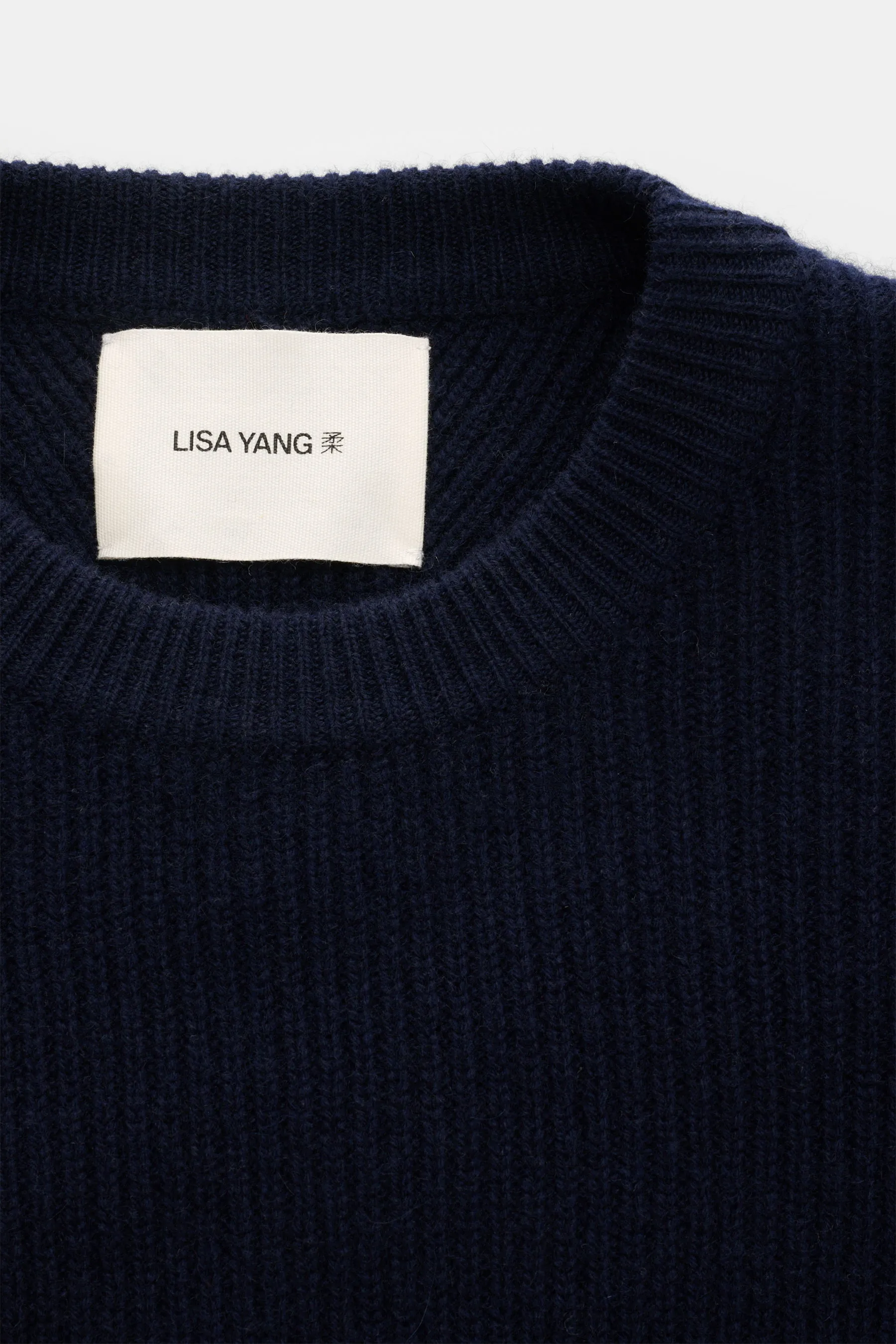 Lisa Yang - Herren - Cashmere Rundhalspullover 'William' navy – Bild 2