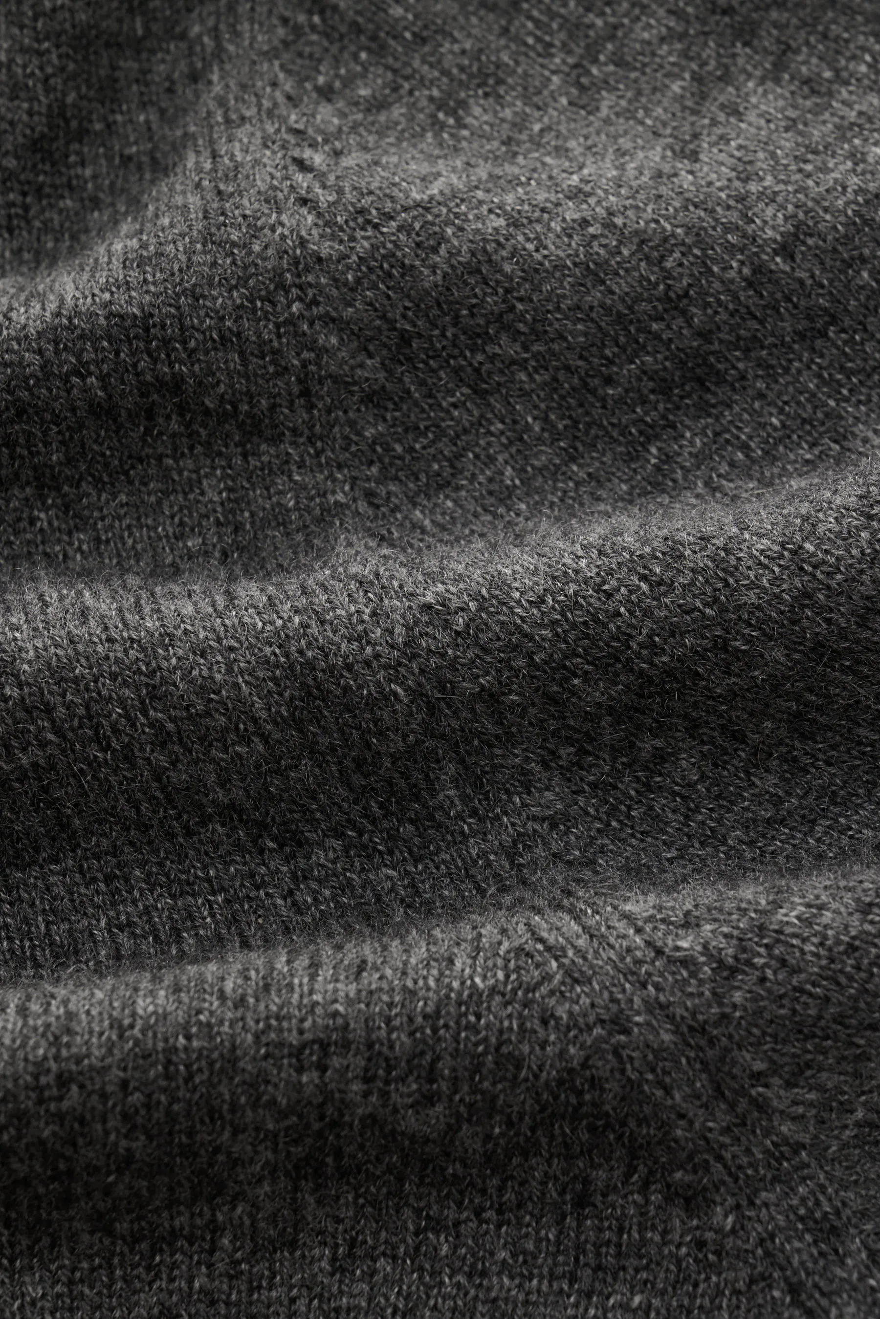 Bruno Manetti - Herren - Cashmere Cardigan dunkelgrau meliert – Bild 5