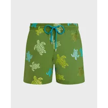 Vilebrequin - Tortues Multicolore Badeshorts Mit Stickerei Für Herren – Limitierte Serie - Bademode - Mistral - Grün - Größe M Vilebrequin - Tortues Multicolore Badeshorts Mit Stickerei Für Herren – Limitierte Serie - Bademode - Mistral - Grün - Größe M
