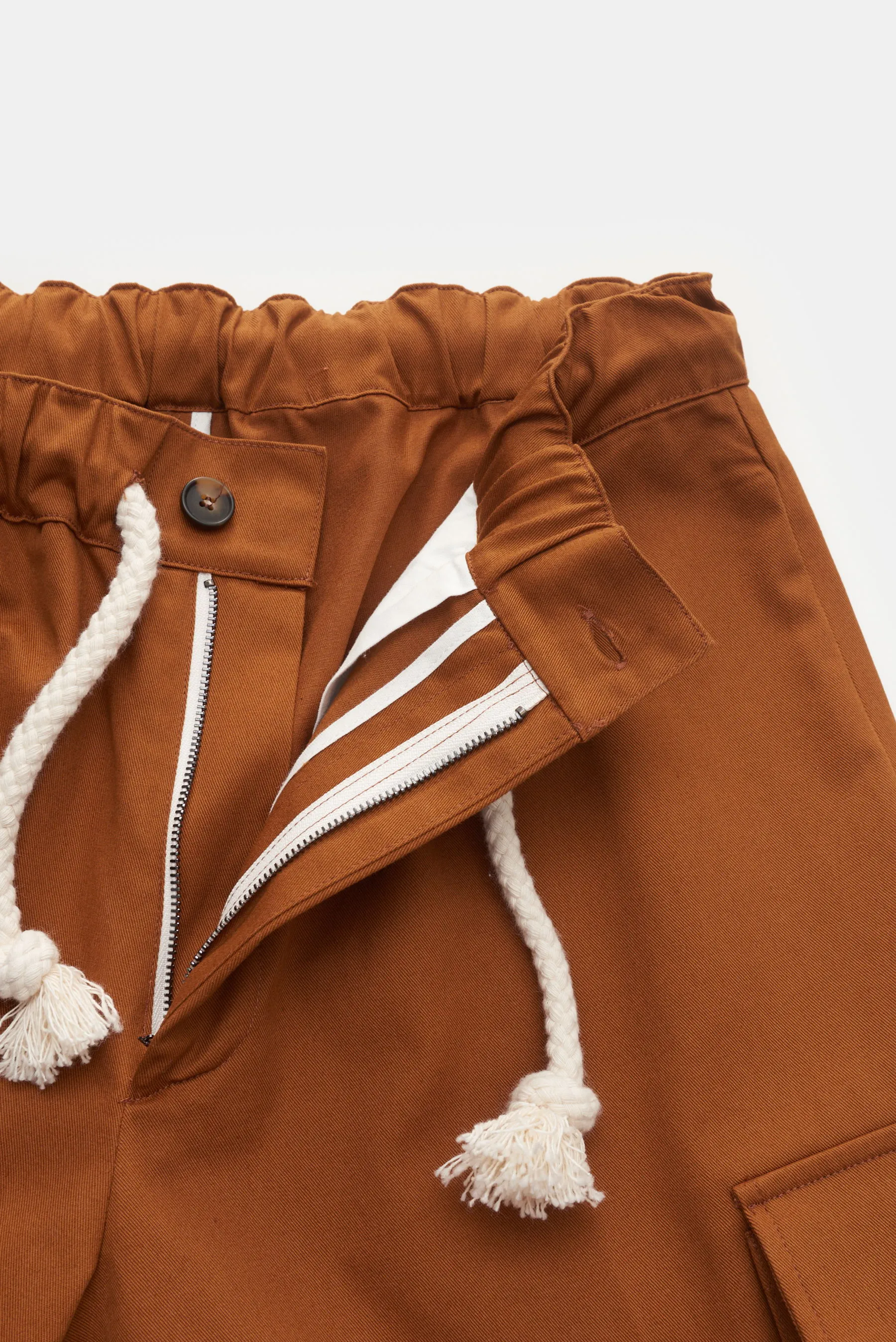 Doppiaa - Herren - Cargo-Bermudas 'Aatrio' rostbraun – Bild 4