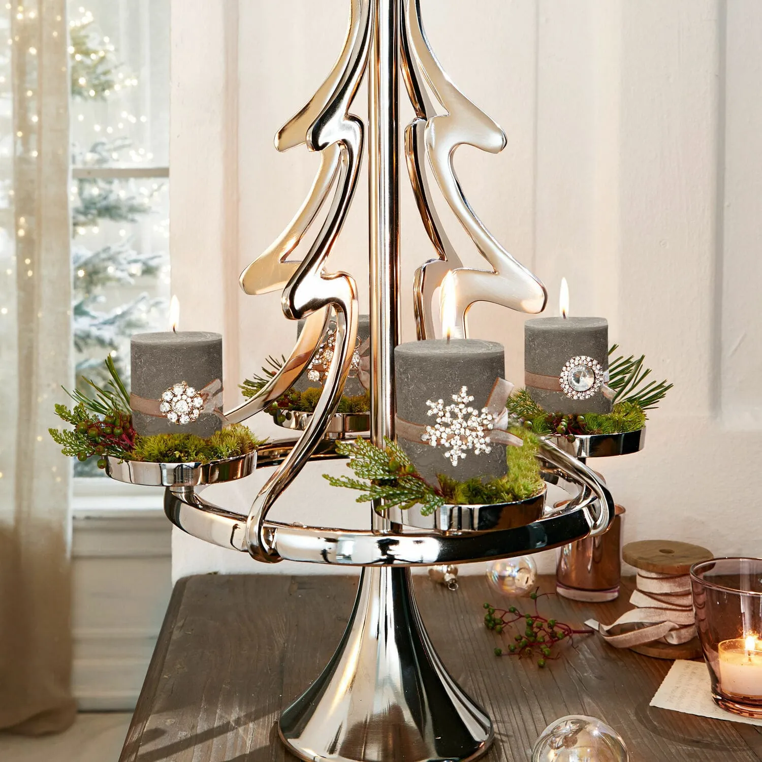 Kerze 4er Set Virrans – Bild 5