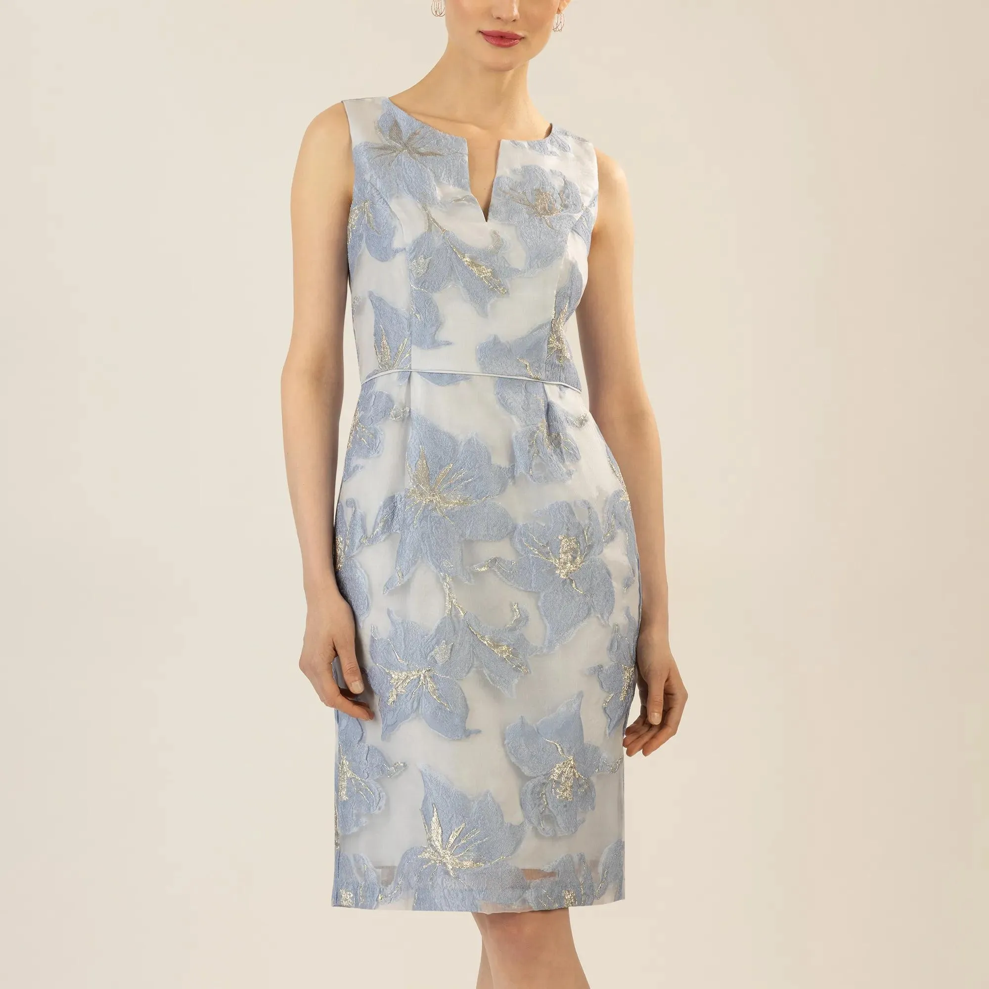 Apart - Jacquardkleid - Größe 40 - blau – Bild 3