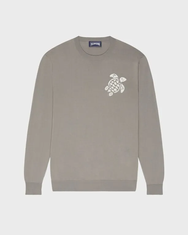 Vilebrequin - Turtle Pullover Aus Baumwolle Für Herren - Pullover - Rayol - Grau - Größe XL Vilebrequin - Turtle Pullover Aus Baumwolle Für Herren - Pullover - Rayol - Grau - Größe XL