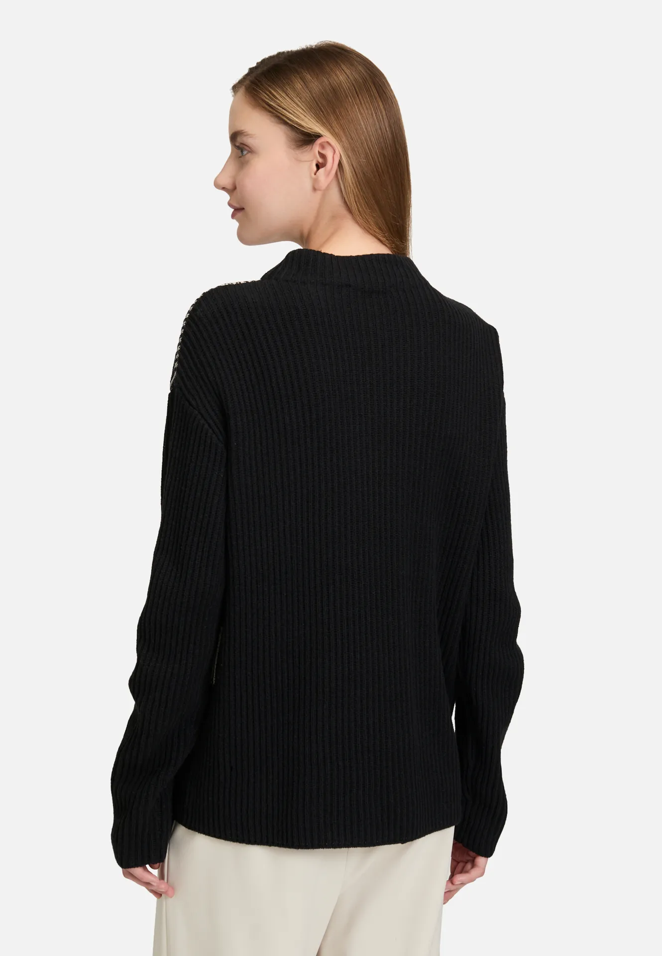 Strickpullover mit Intarsie Strickpullover mit Intarsie