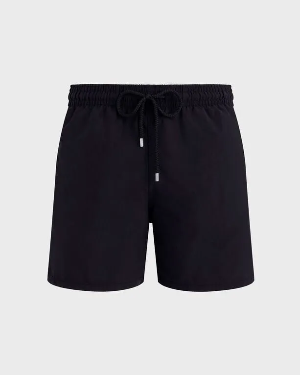 Vilebrequin - Solid Badeshorts Für Herren - Bademode - Moorea - Schwarz - Größe L Vilebrequin - Solid Badeshorts Für Herren - Bademode - Moorea - Schwarz - Größe L