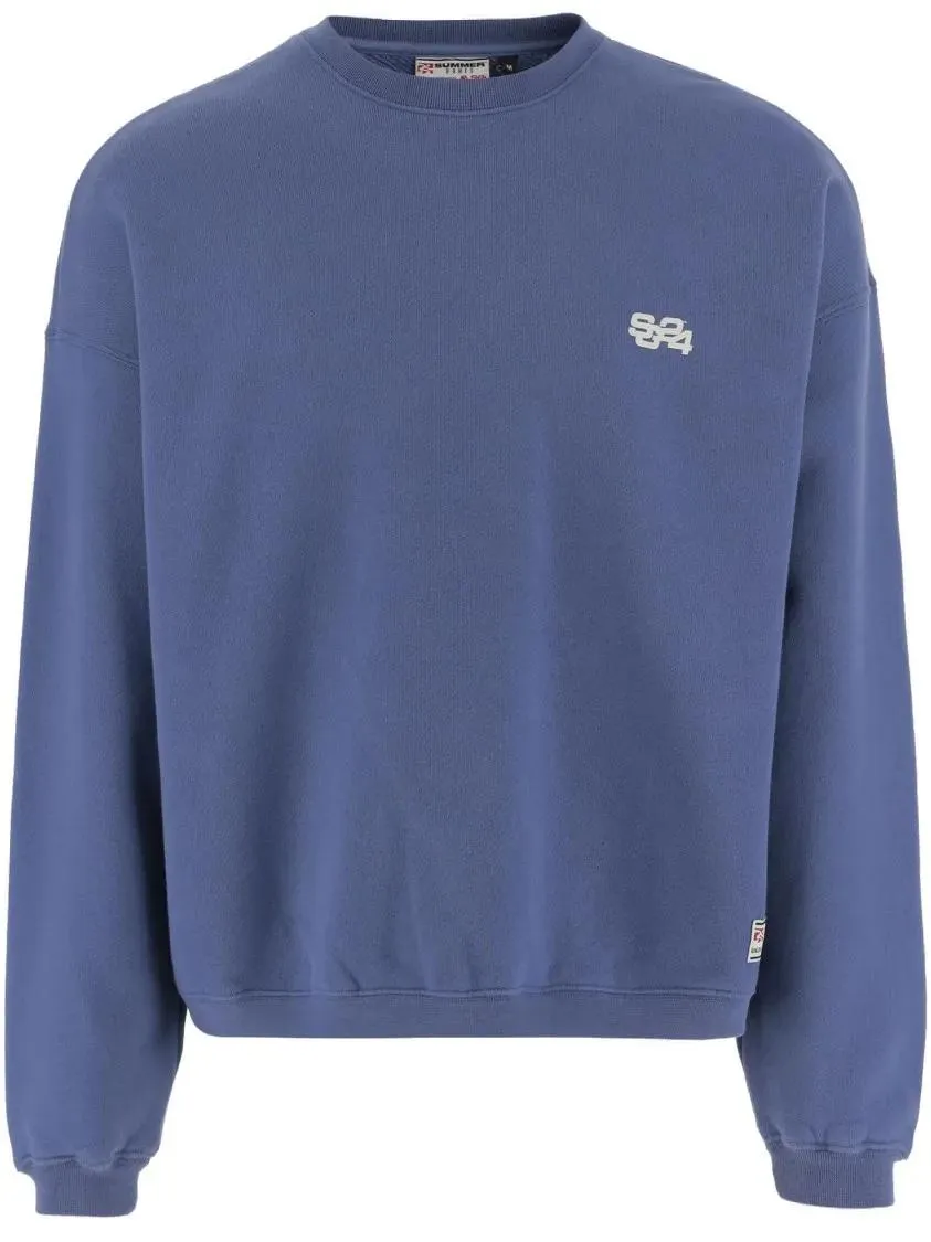 SUMMER GAMES - Relaxed-Fit Cotton Top - Größe M - blau SUMMER GAMES - Relaxed-Fit Cotton Top - Größe M - blau