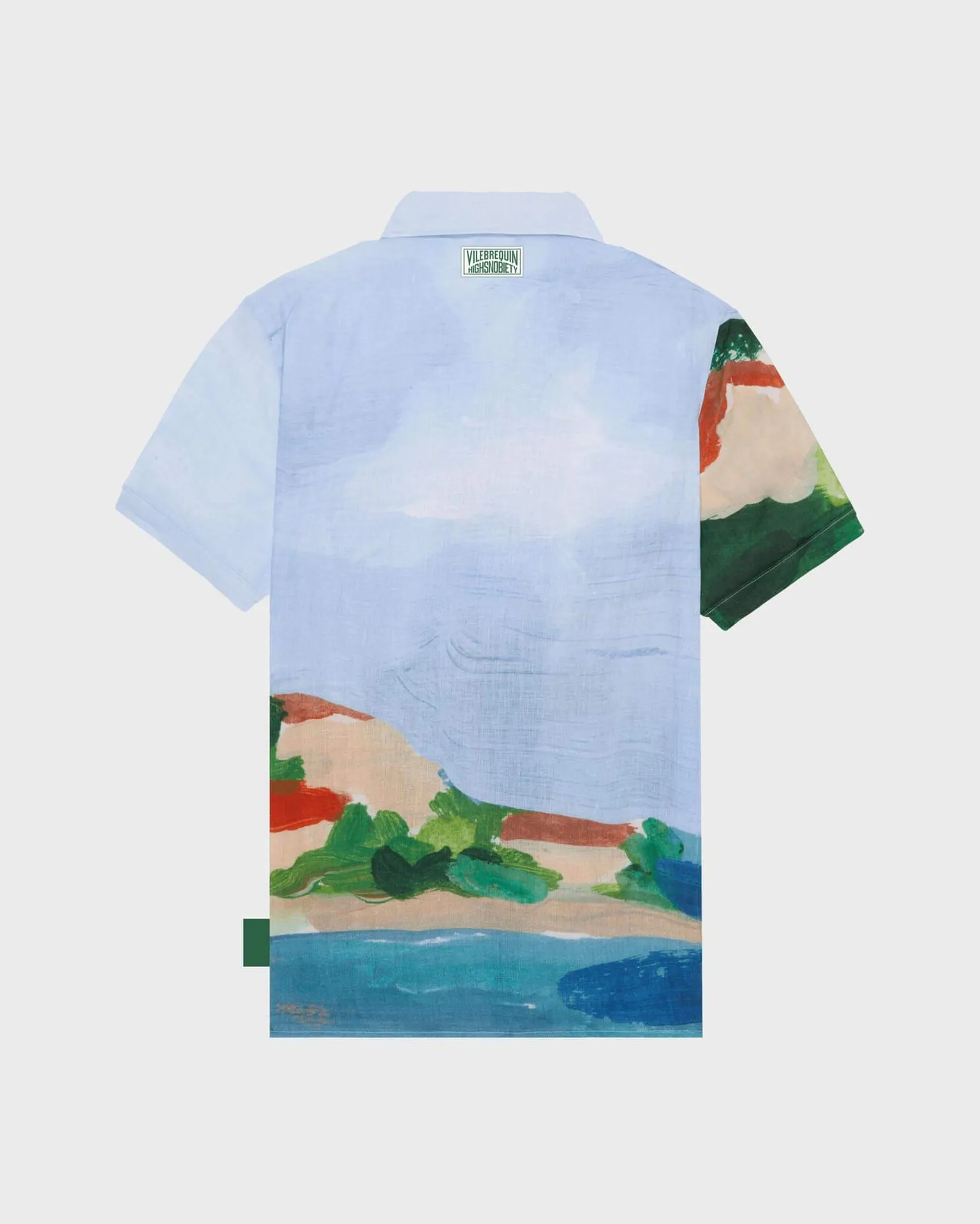 Vilebrequin - 360 Landscape Bowling-hemd Aus Leinen Für Herren – Vilebrequin X Highsnobiety - Hemd - Charli - Blau - Größe L – Bild 2