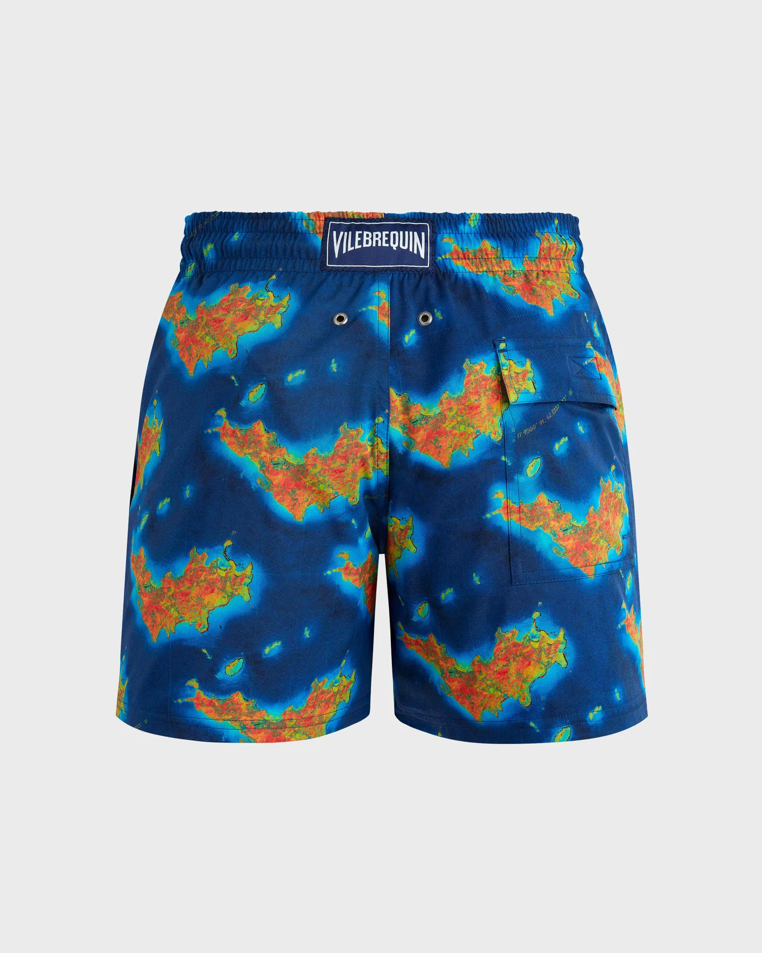 Vilebrequin - Kurze Bathymétrie Des Oceans Saint Barthélemy Stretch-badeshorts Für Herren - Bademode - Monrise - Blau - Größe XL – Bild 2
