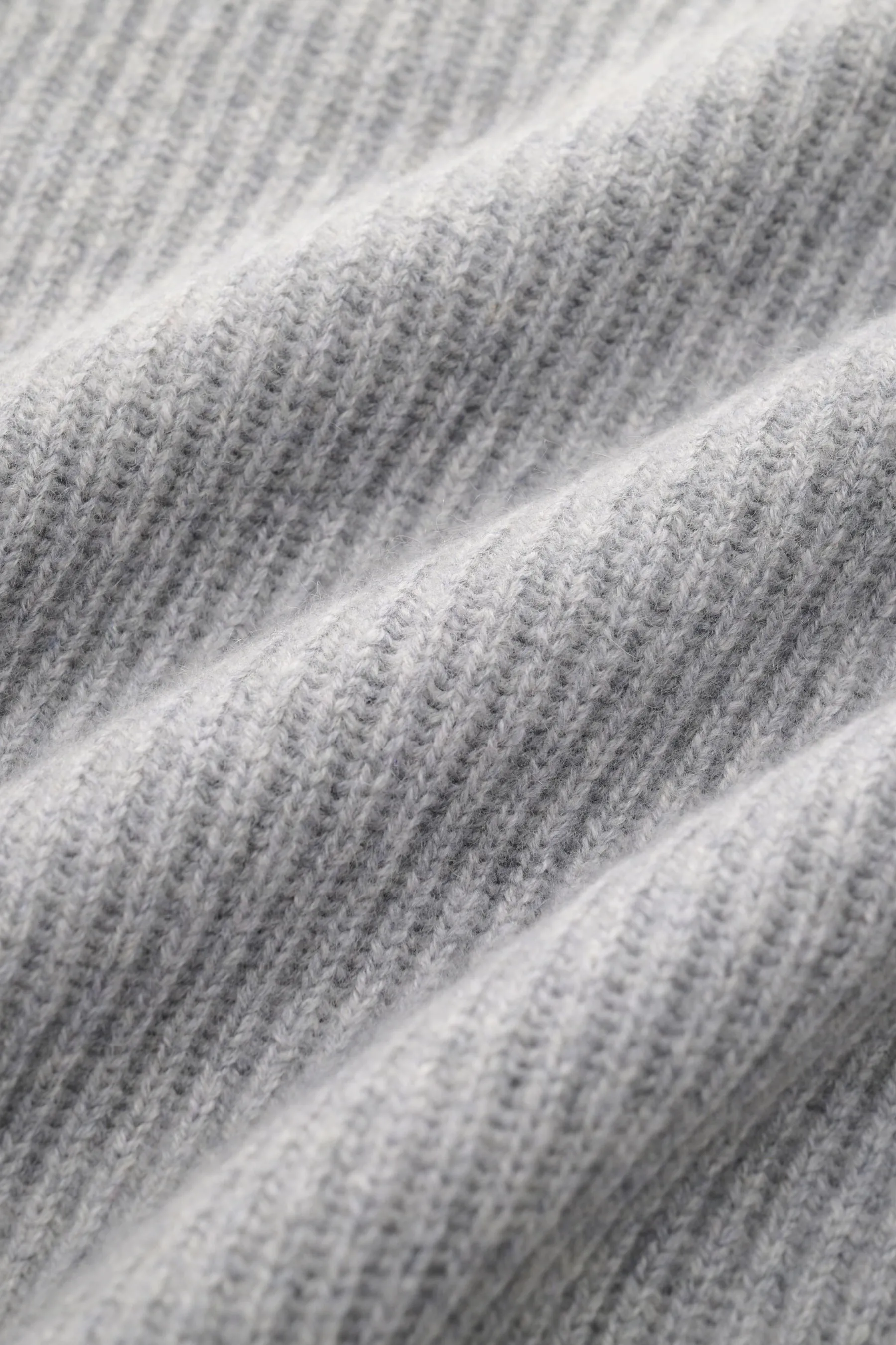 Gran Sasso - Herren - Cashmere Rundhalspullover grau meliert – Bild 4