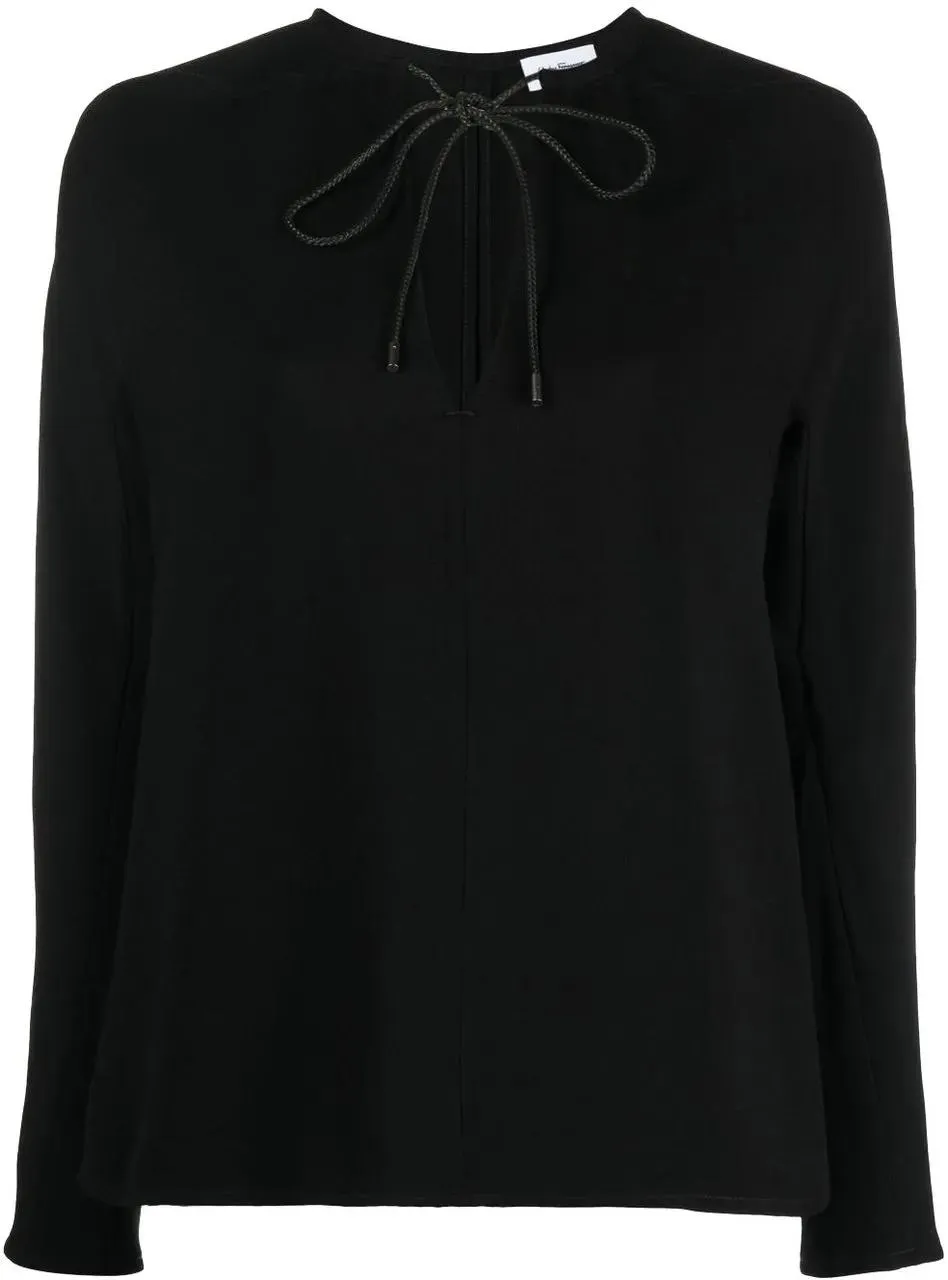 Salvatore Ferragamo - Top Black - Größe 40 - schwarz Salvatore Ferragamo - Top Black - Größe 40 - schwarz