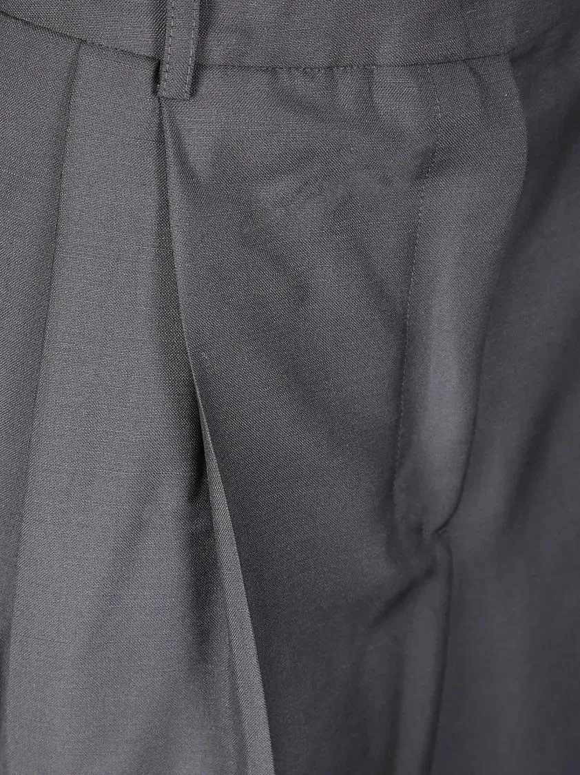 Róhe - Mid-Waist Tailored Trousers - Größe 34 - grau – Bild 2
