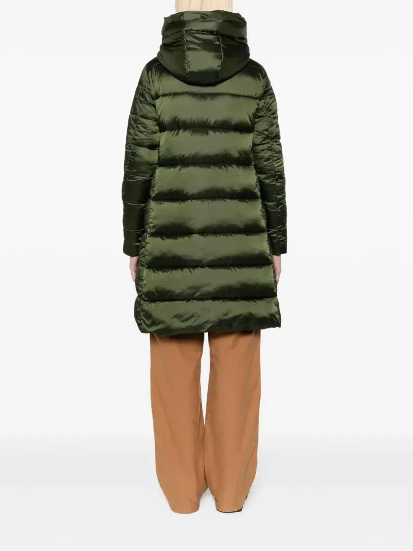 Save the Duck - Dark Green Padded Coat With Appliqué Logo And Two - Größe 1 - grün – Bild 4