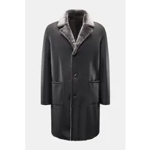 Manzoni 24 - Herren - Lammfellmantel anthrazit Manzoni 24 - Herren - Lammfellmantel anthrazit