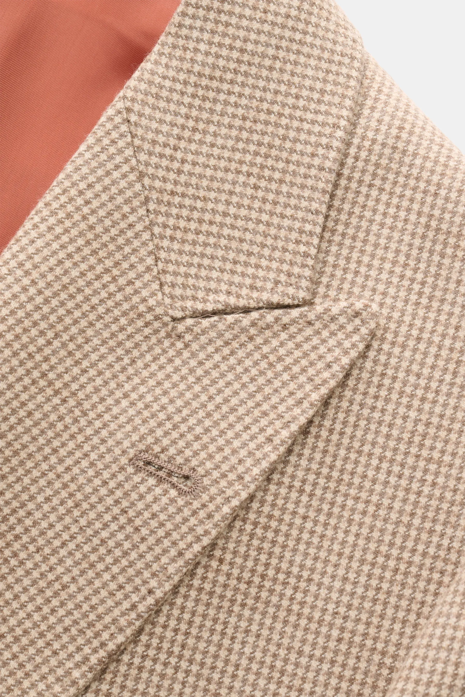 Brunello Cucinelli - Herren - Sakko beige/hellbraun/taupe kariert – Bild 5