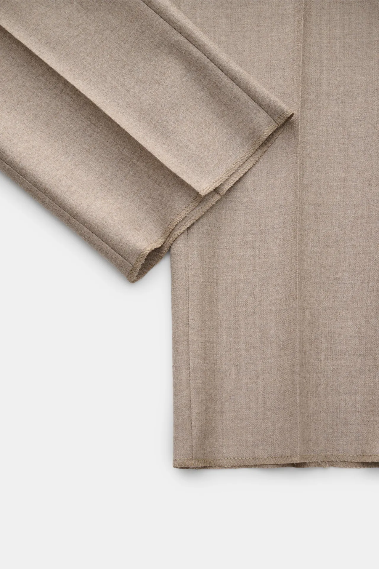 Incotex - Herren - Woll-Jogpants beige meliert – Bild 5