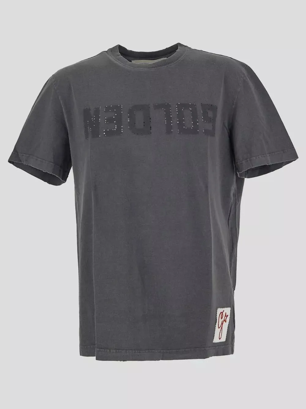 Golden Goose - Short-Sleeved Ruined Effect T-Shirt - Größe XL - gray Golden Goose - Short-Sleeved Ruined Effect T-Shirt - Größe XL - gray