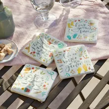 Untersetzer 4er Set Happy Untersetzer 4er Set Happy