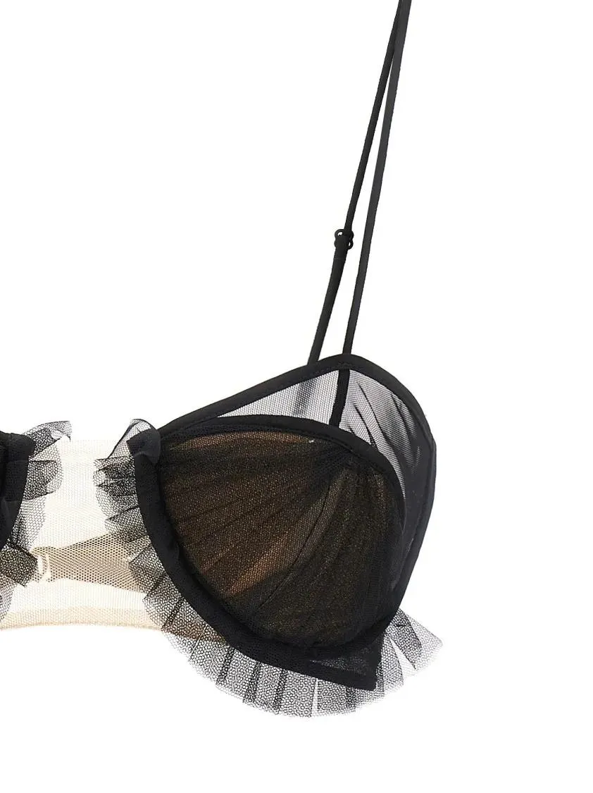 Nensi Dojaka - 'Exploding Flower' Bra - Größe S - schwarz – Bild 3