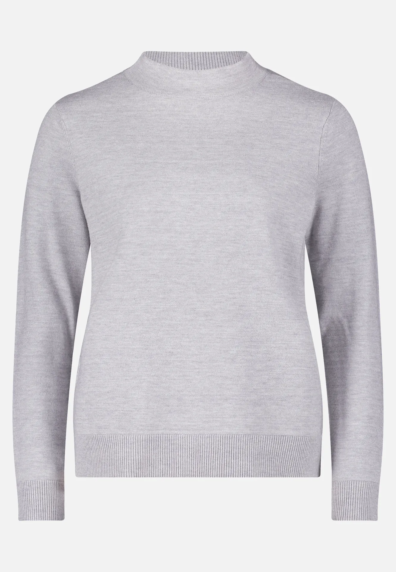 Basic-Strickpullover mit Stehkragen – Bild 3