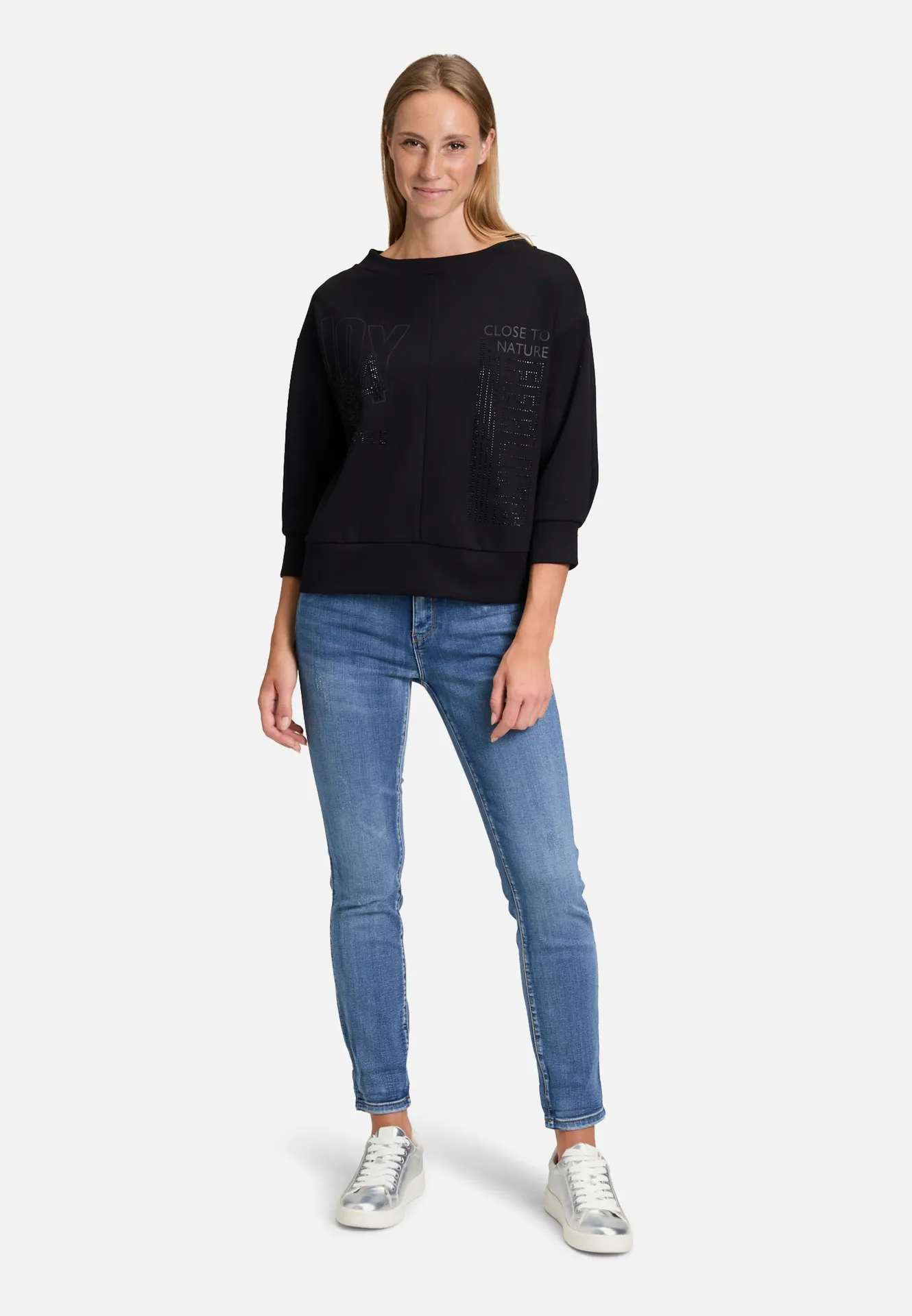 Sweatshirt mit Stehkragen – Bild 2