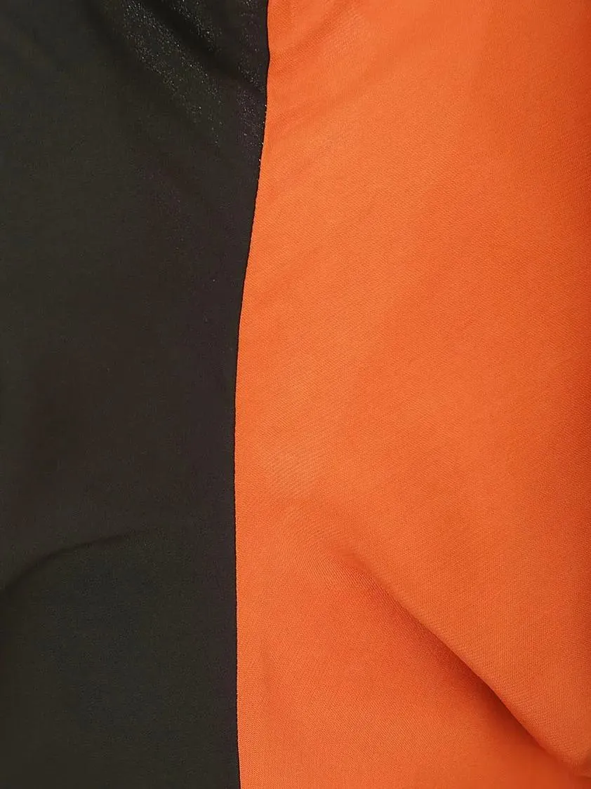 Colville - Long Bicolor Shortsleeve Dress - Größe 40 - bunt – Bild 2