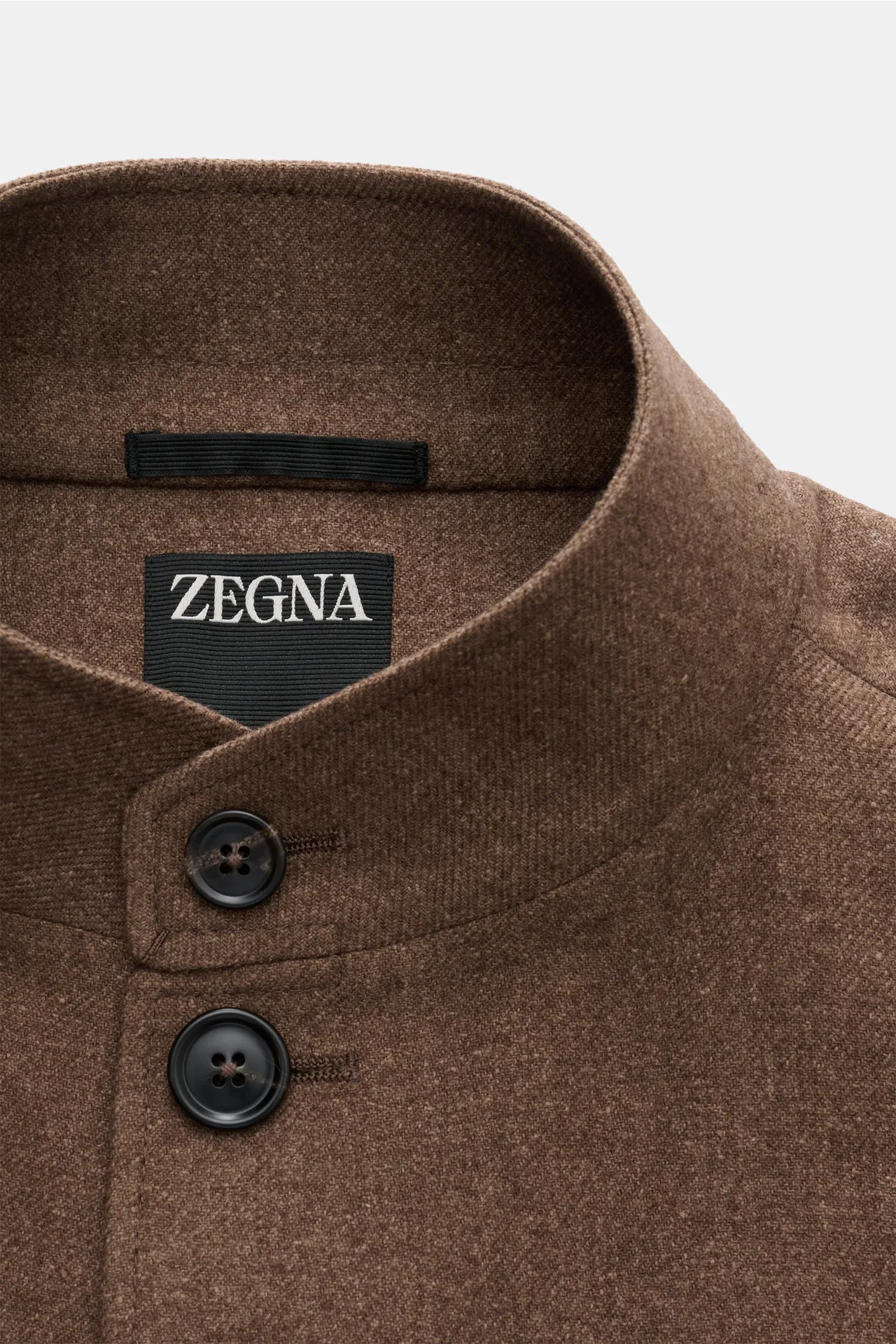 Zegna - Herren - Jacke braun meliert – Bild 3