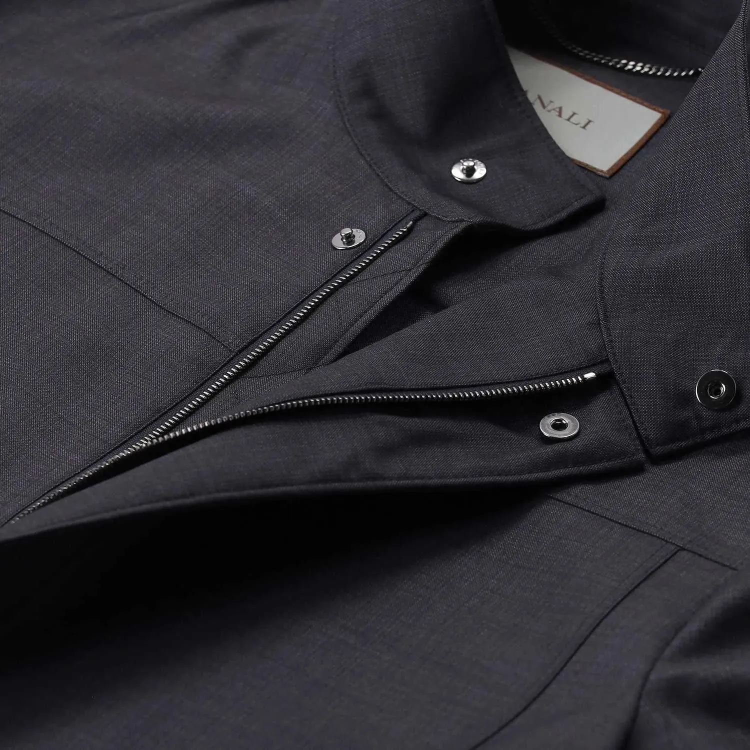 Canali - Jacke aus Wolle - Größe 52 - blau – Bild 4