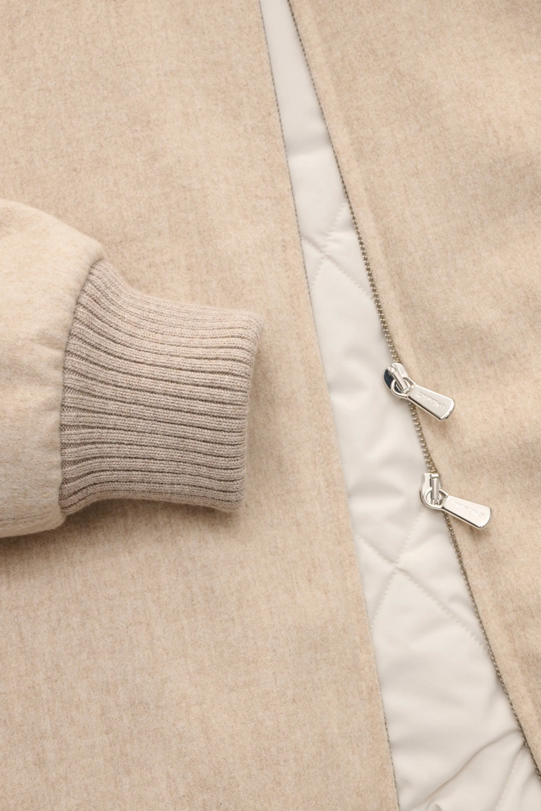 Mandelli - Herren - Cashmere Blouson beige – Bild 4