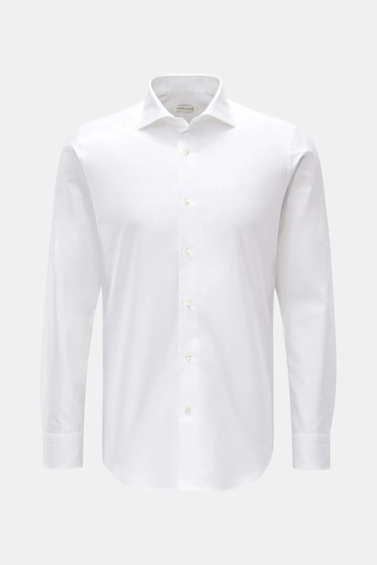 Guglielminotti - Herren - Oxford-Hemd Haifisch-Kragen weiß Guglielminotti - Herren - Oxford-Hemd Haifisch-Kragen weiß