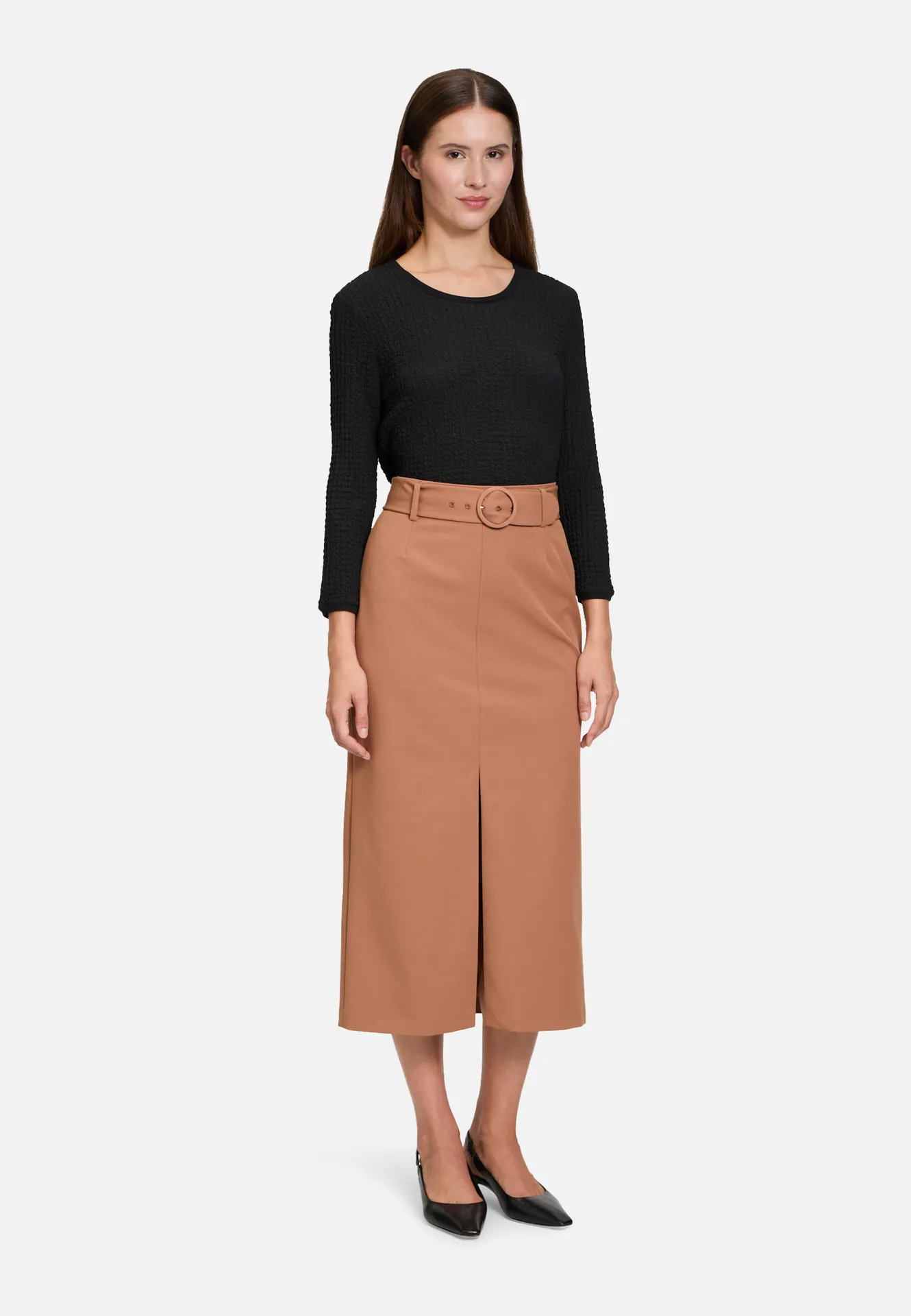 Midirock mit Gürtel – Bild 2