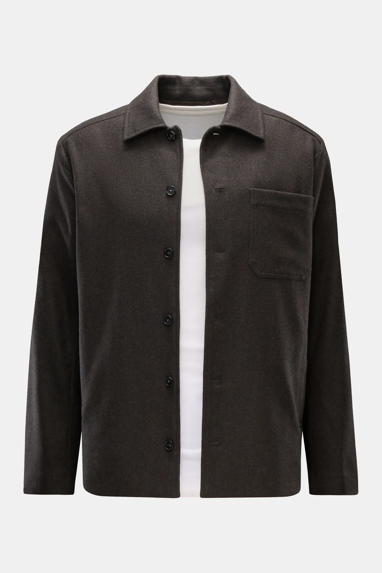 A.P.C. - Herren - Overshirt %27Jamie%27 graubraun meliert A.P.C. - Herren - Overshirt %27Jamie%27 graubraun meliert