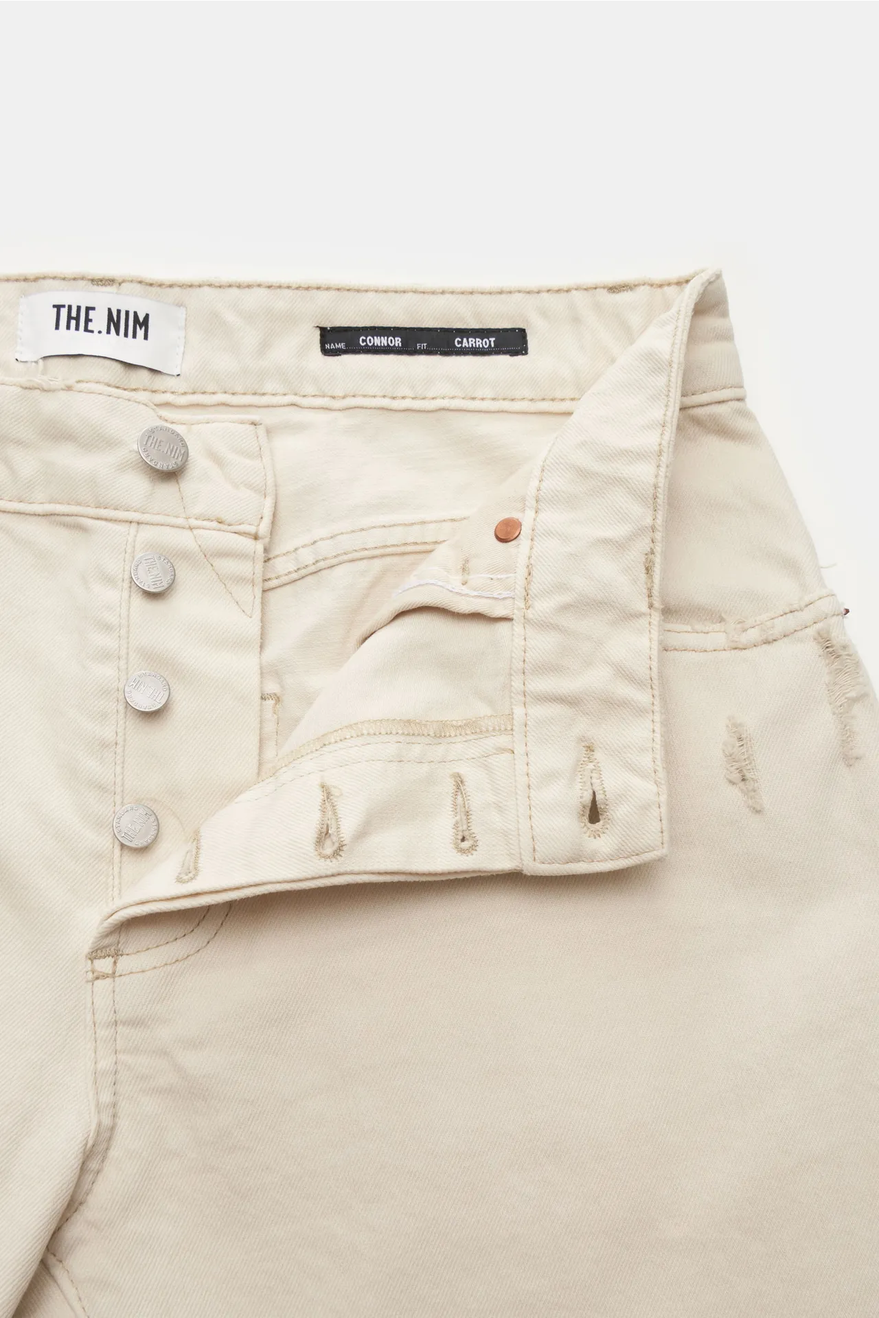 The.Nim - Herren - Jeans '931 Connor Carrot' creme – Bild 4