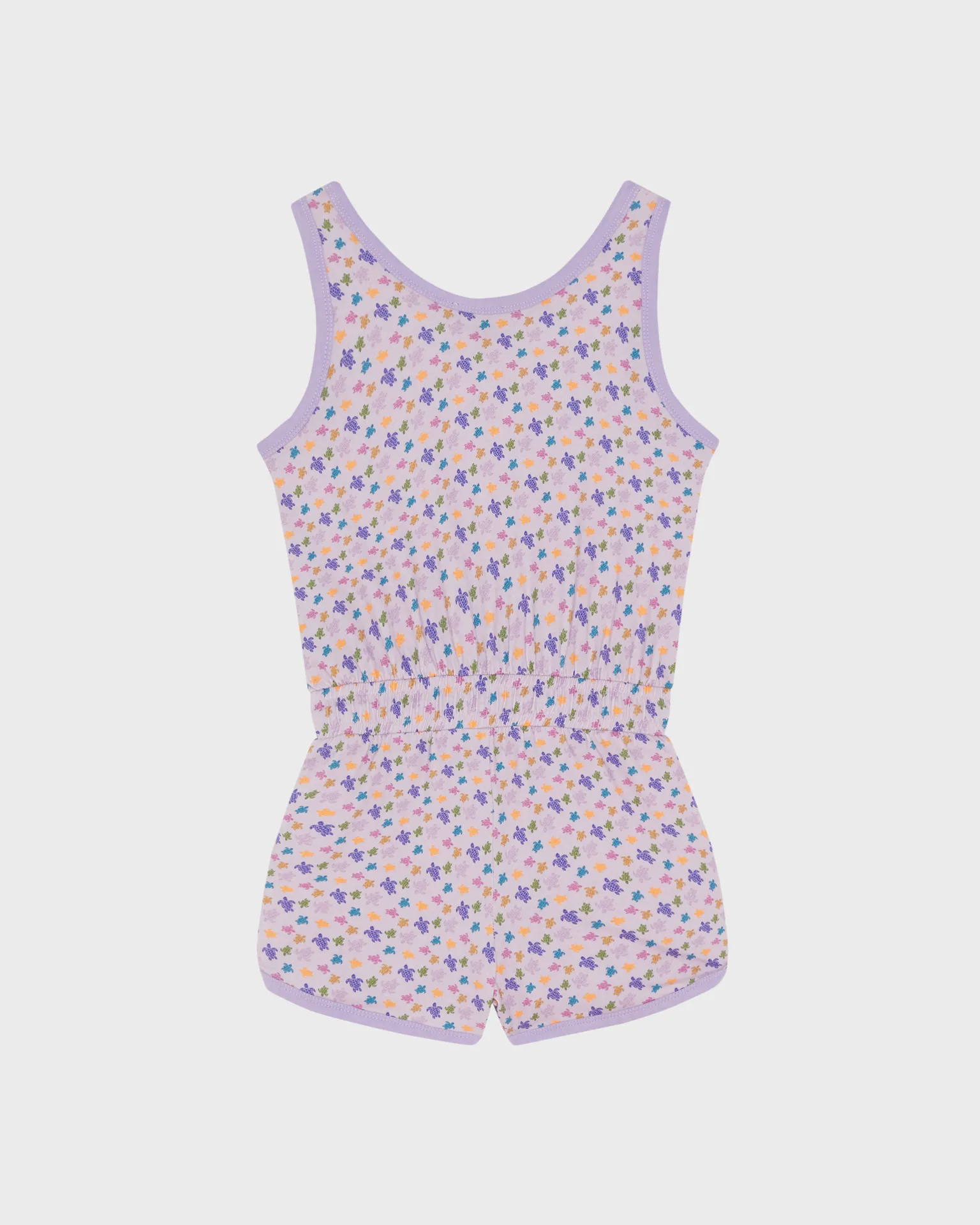 Vilebrequin - Micro Ronde Des Tortues Playsuit Aus Bio-baumwolle Für Mädchen - Com - Girafa - Violett - Größe 8 – Bild 2