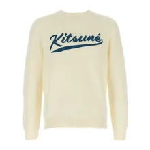Maison Kitsune - Maison Kitsune%27 Sweaters White - Größe S - beige Maison Kitsune - Maison Kitsune%27 Sweaters White - Größe S - beige
