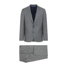 Paul Smith - Grey Wool-Blend Suit With Tailored Fit - Größe 48 - grau Paul Smith - Grey Wool-Blend Suit With Tailored Fit - Größe 48 - grau