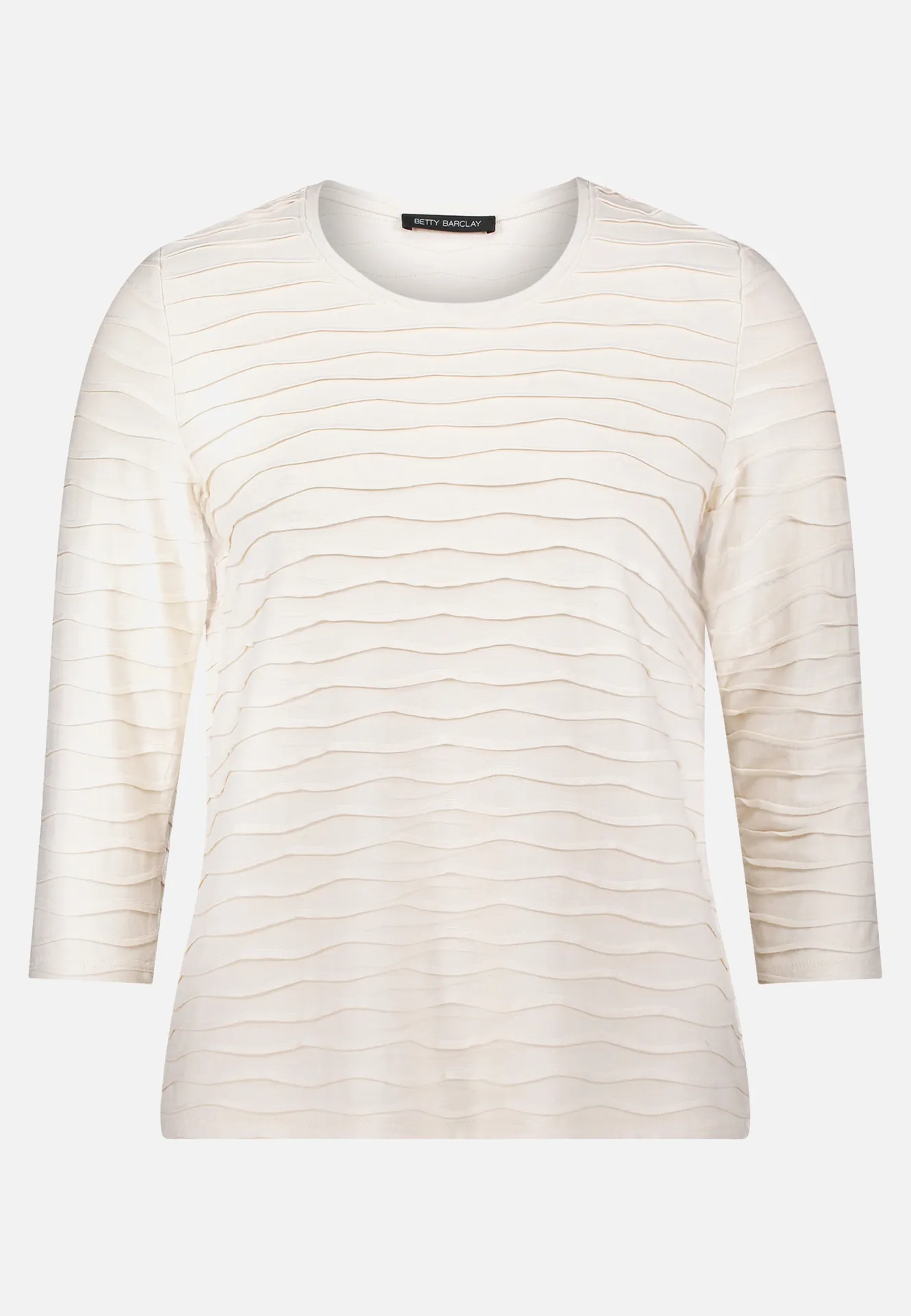 Basic Shirt mit Wellenstruktur – Bild 3