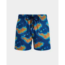 Vilebrequin - Kurze Bathymétrie Des Oceans Saint Barthélemy Stretch-badeshorts Für Herren - Bademode - Monrise - Blau - Größe M Vilebrequin - Kurze Bathymétrie Des Oceans Saint Barthélemy Stretch-badeshorts Für Herren - Bademode - Monrise - Blau - Größe M