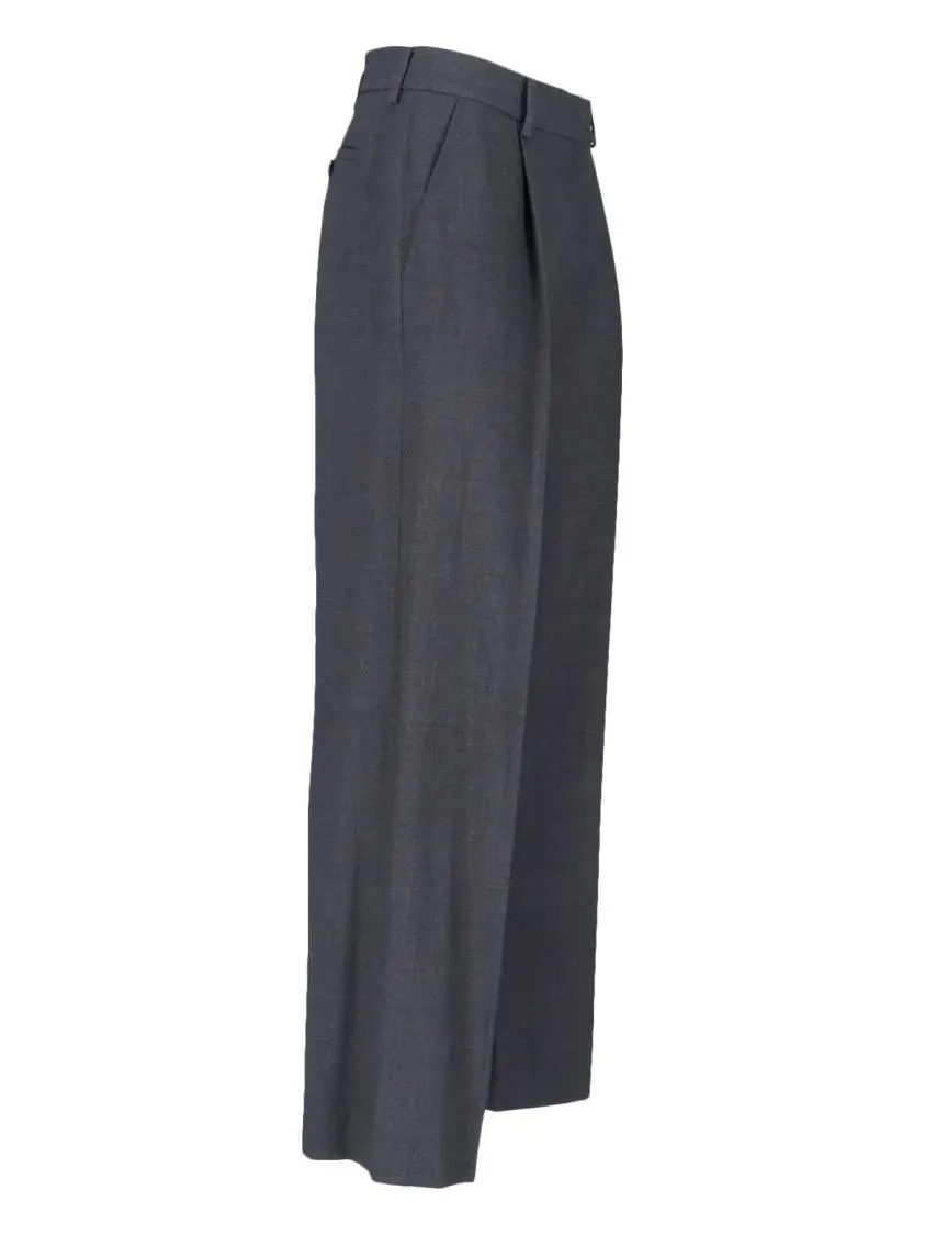 Low Classic - Wool Pants – Grey - Größe M - grau – Bild 4