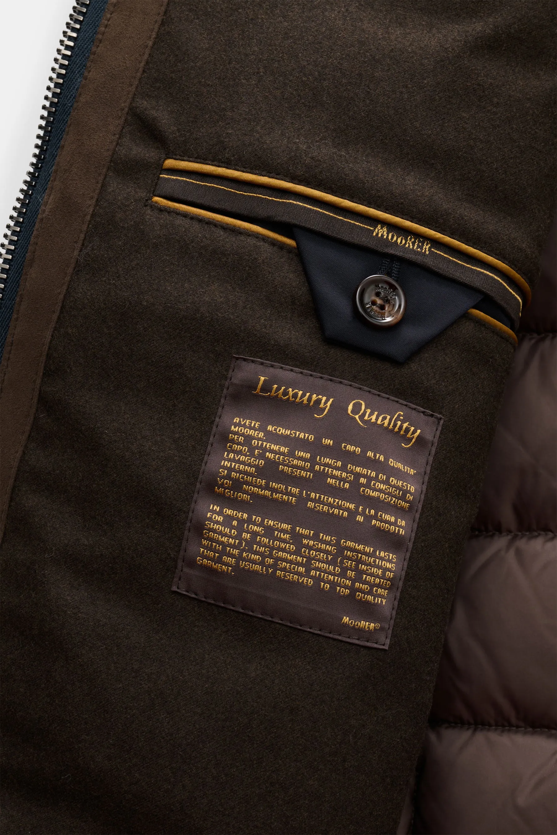 Moorer - Herren - Daunenblouson 'Celotti' dark navy – Bild 6