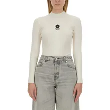 Kenzo - Ribbed Slim-Fit Jersey - Größe XS - weiß Kenzo - Ribbed Slim-Fit Jersey - Größe XS - weiß