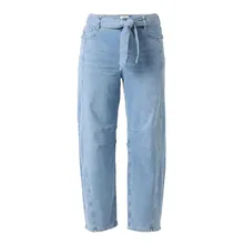Future People - Damen Jeans 03:01 BARREL LEG BELT - Größe 27 - blau Future People - Damen Jeans 03:01 BARREL LEG BELT - Größe 27 - blau