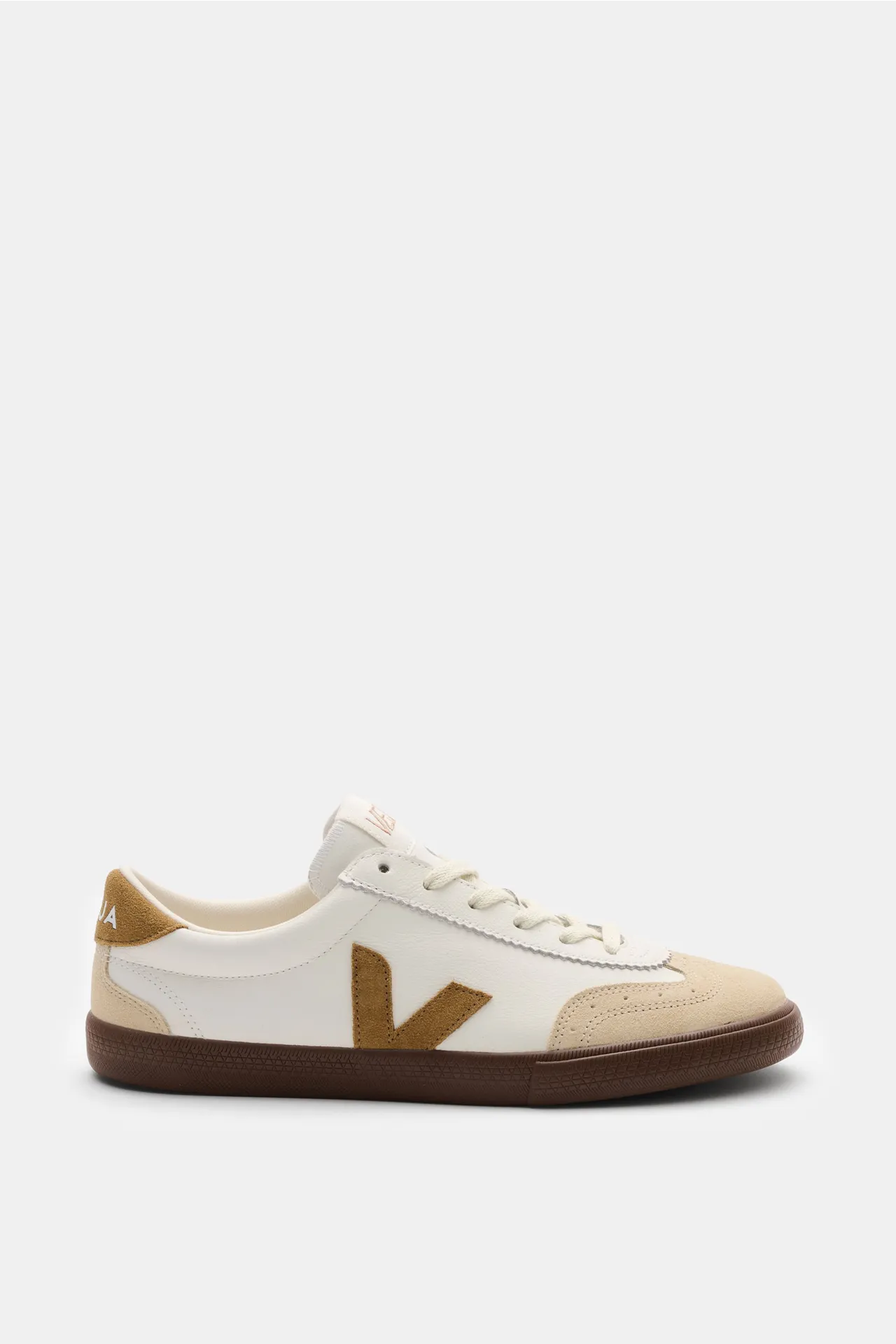 Veja - Herren - Sneaker %27Volley O.T. Leather%27 weiß/camel/beige Veja - Herren - Sneaker %27Volley O.T. Leather%27 weiß/camel/beige