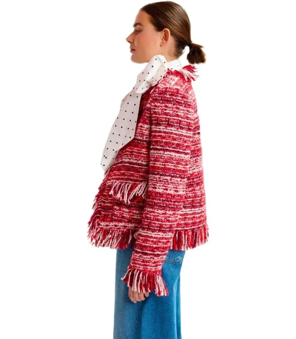 Essentiel Antwerp - Iskara Red Jacket - Größe 34 - rot – Bild 2