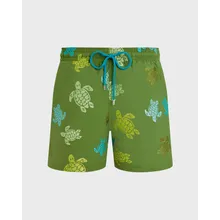 Vilebrequin - Tortues Multicolore Badeshorts Mit Stickerei Für Herren – Limitierte Serie - Bademode - Mistral - Grün - Größe M Vilebrequin - Tortues Multicolore Badeshorts Mit Stickerei Für Herren – Limitierte Serie - Bademode - Mistral - Grün - Größe M