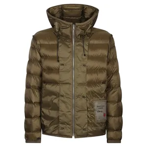 Ten C - Down Liner Hooded With Pockets - Größe 52 - grün Ten C - Down Liner Hooded With Pockets - Größe 52 - grün
