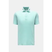 04651/ A trip in a bag - Herren - Leinen Jersey-Poloshirt türkis 04651/ A trip in a bag - Herren - Leinen Jersey-Poloshirt türkis
