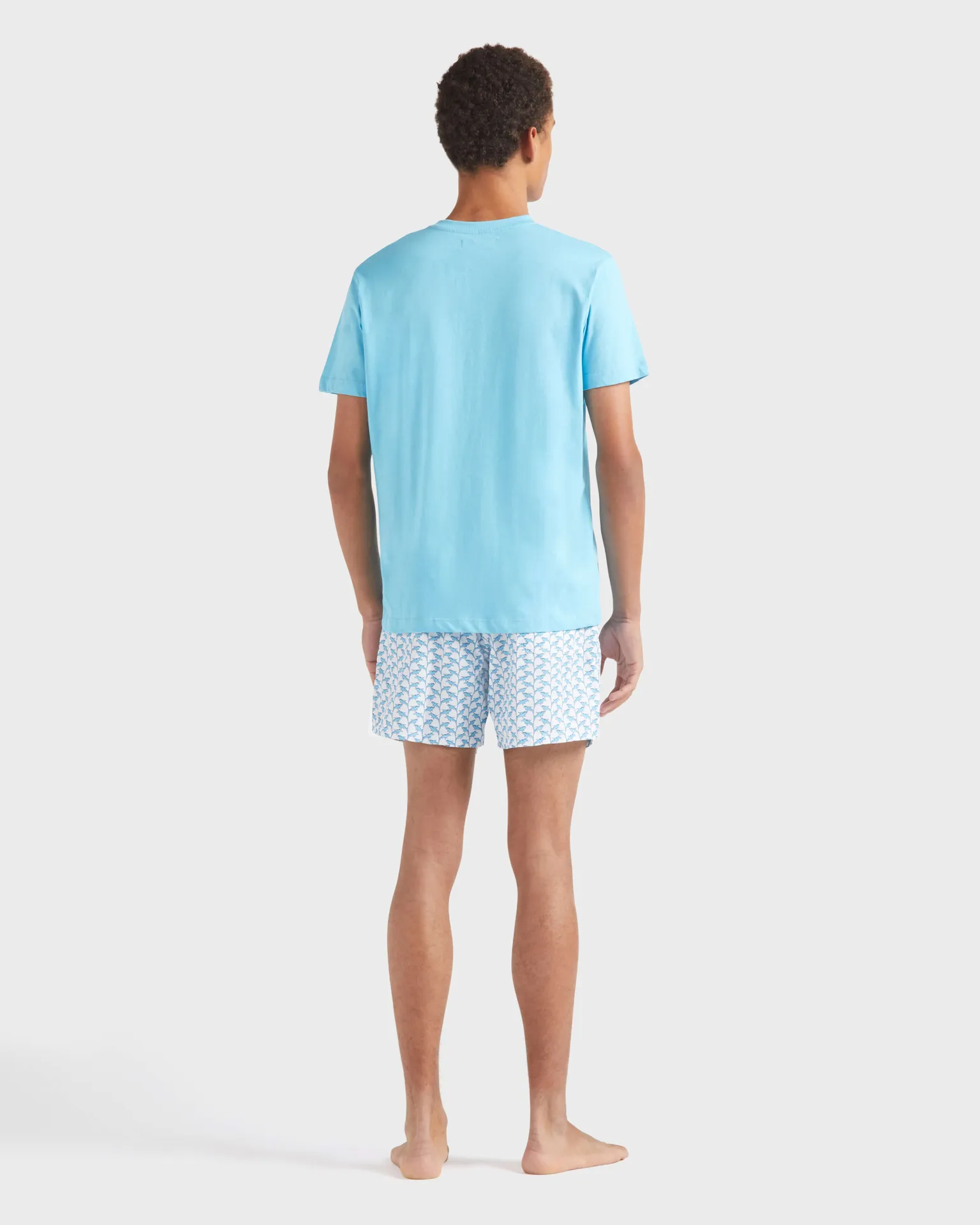 Vilebrequin - Baumwoll-t-shirt Mit Aufgedrucktem Kontrastlogo Aus Gummi Für Herren - T-shirt - Portisol - Blau - Größe XXXL – Bild 4