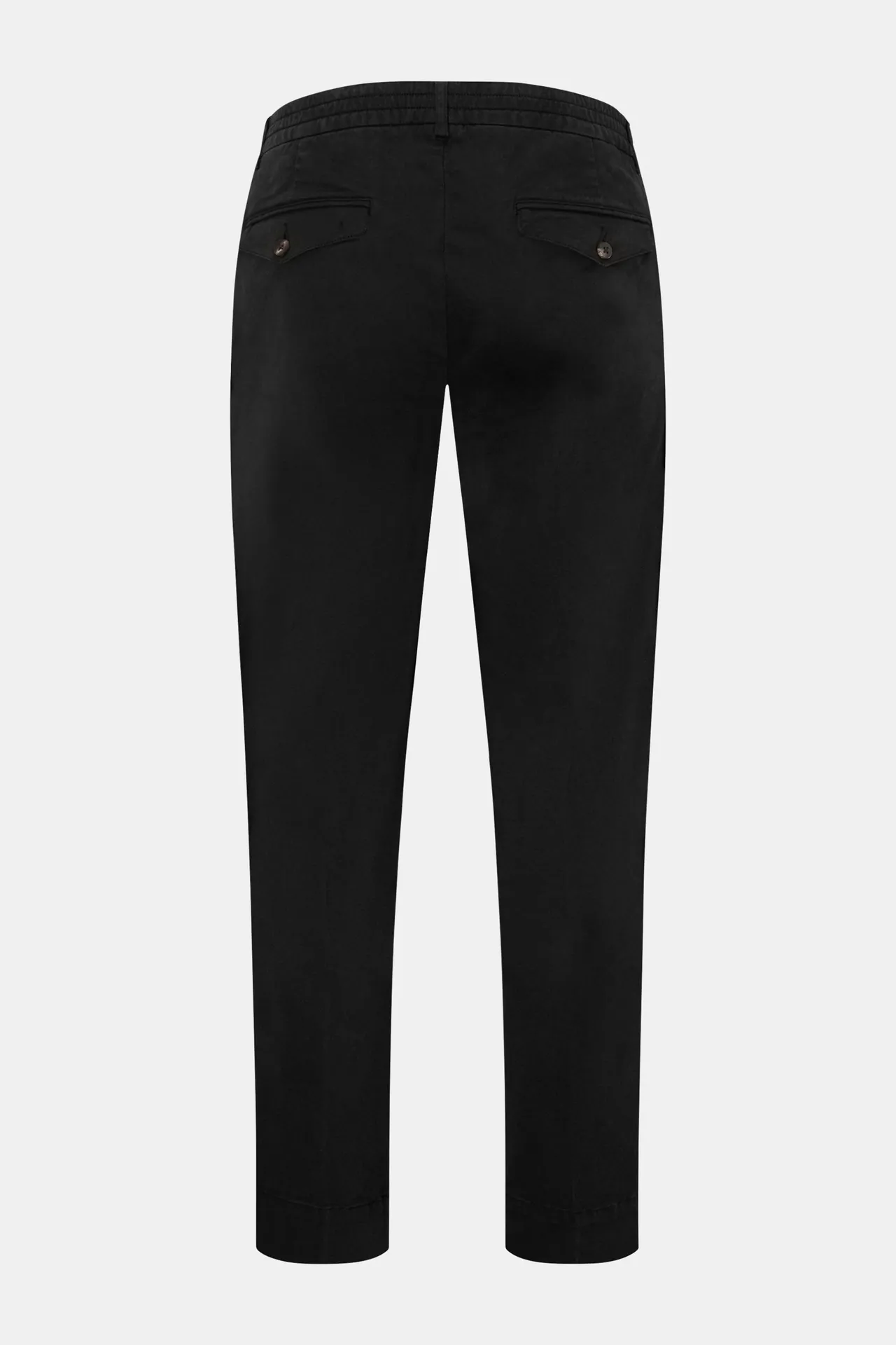 04651/ A trip in a bag - Herren - Baumwollhose 'Flex' schwarz – Bild 2