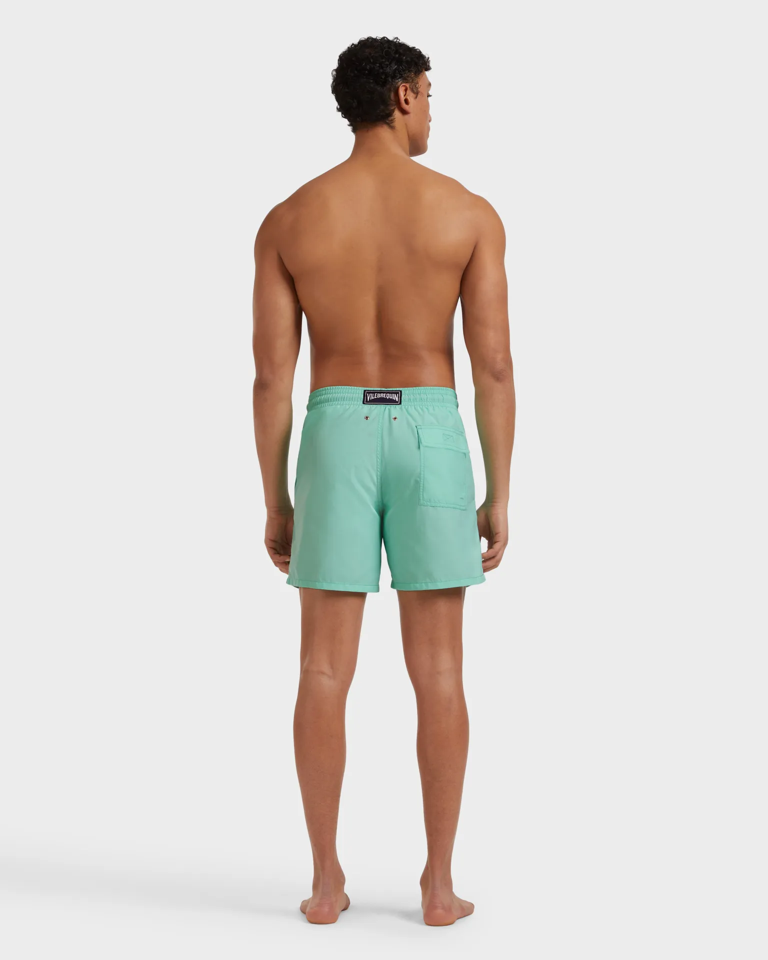 Vilebrequin - Solid Badeshorts Für Herren - Bademode - Moorea - Grün - Größe L – Bild 4